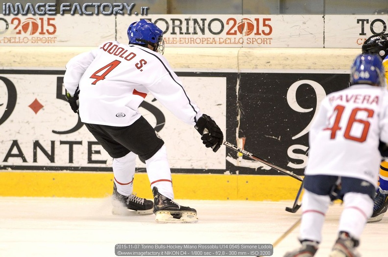 2015-11-07 Torino Bulls-Hockey Milano Rossoblu U14 0545 Simone Lodolo.jpg